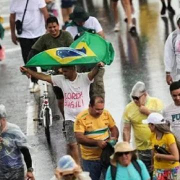 Brasil: un rayo cayó sobre una marcha