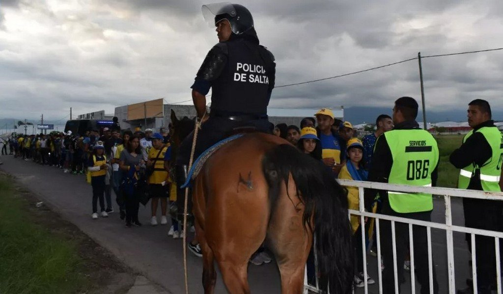Dispositivo de Seguridad para el partido Boca Juniors VS Gimnasia Esgrima de Chivilcoy