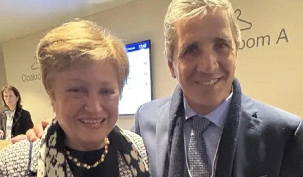 Georgieva se reunió con Caputo en Davos